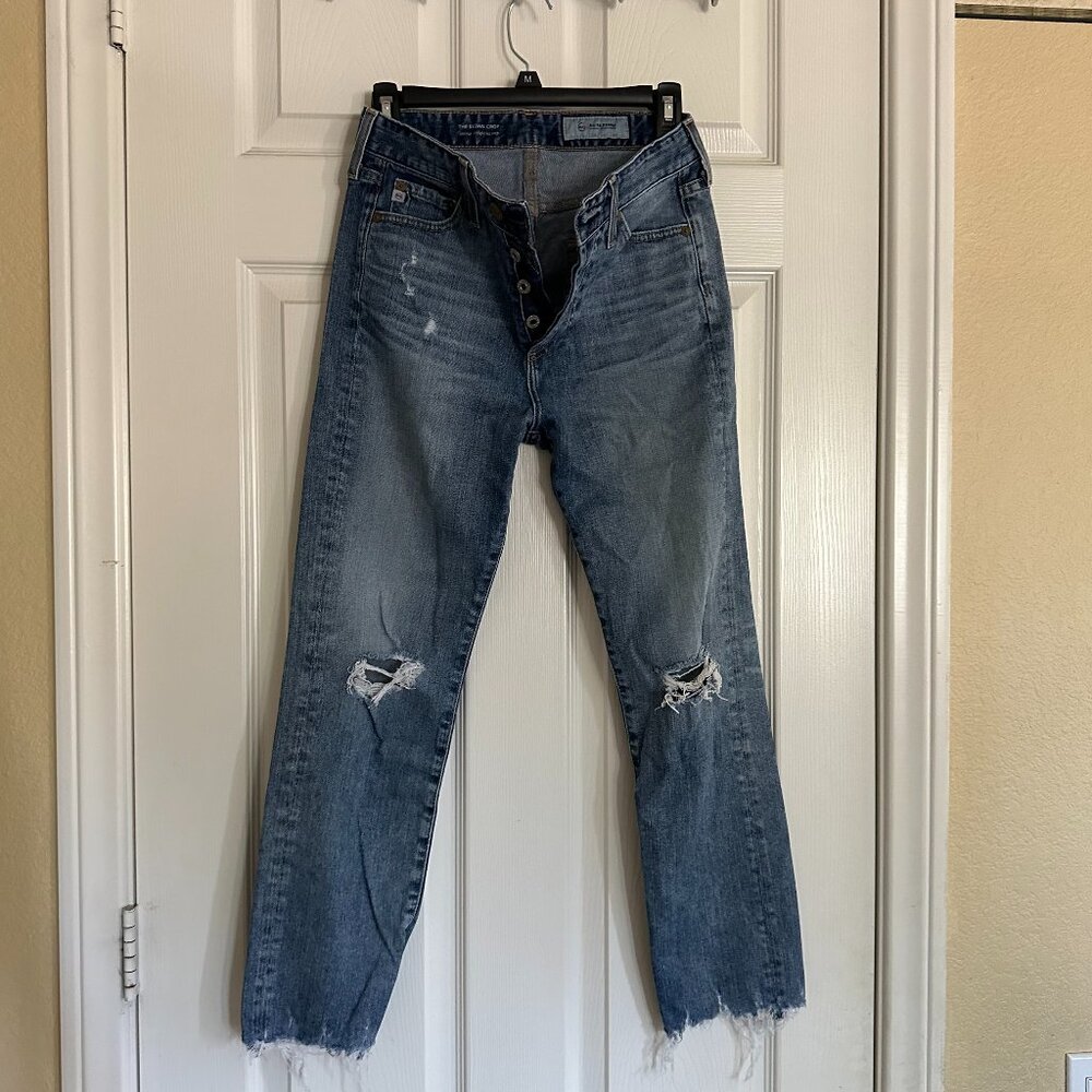 AG Adriano Goldschmied The Sloan Crop - Vintage Straight Leg Crop Jeans